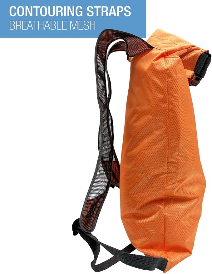 Lewis N. Clark Locking Backpack, Orange, One Size