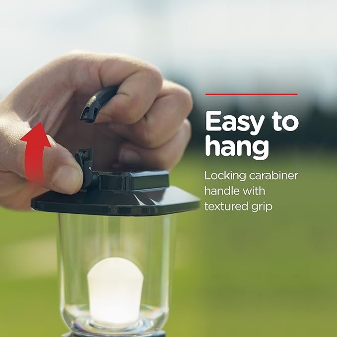 Enbrighten LED Mini Camping Lantern, Battery Powered, 200 Lumens, 40 Hour Runtime, 3 Modes, Night Light for Kids, Ideal for Hiking, Outdoors, Emergency, Snow, Hurricane and Storm