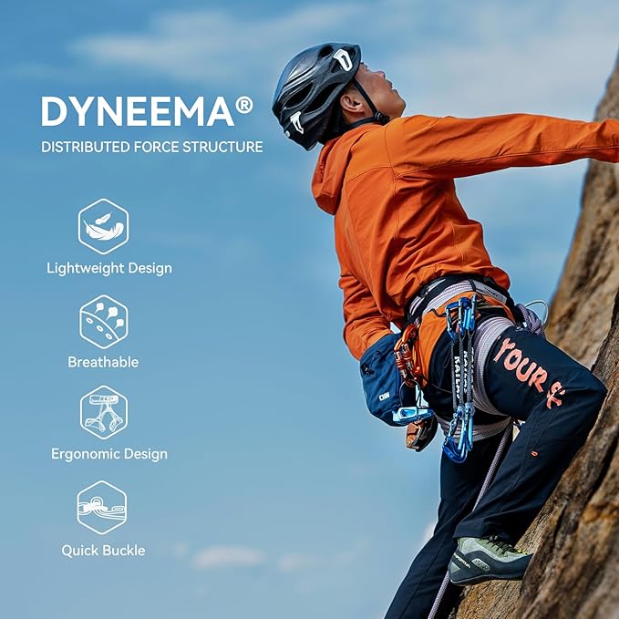 KAILAS Professional Mountaineering Harness Lightweight Rock Climbing Men Ski Harness Adjustable Comfortable