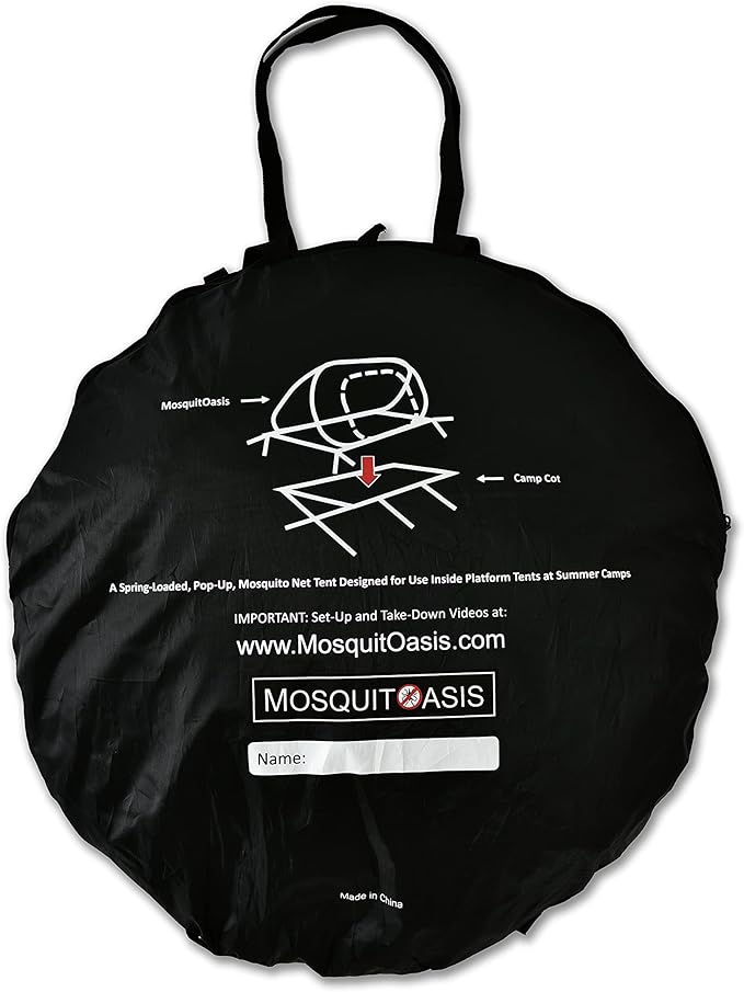 Wicked Cool MosquitOasis Pop-Up Mosquito Net Tent for Summer Camps and Camping