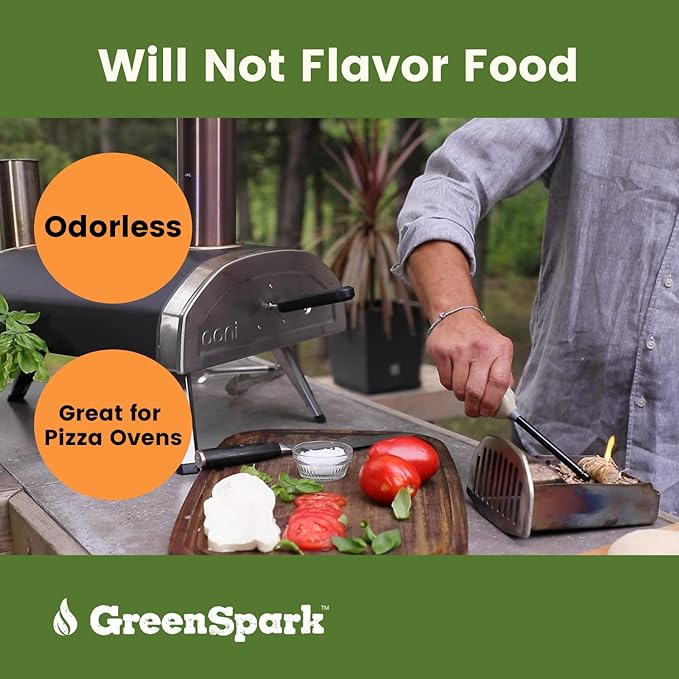 Natural Fire Starters for Grill, Smoker, Pizza Oven,BBQ,Fireplace, Wooden & Pellet Stove, Fire Pit, Long Burn, Waterproof,All Weather, Safe for Indoor/Outdoor Use (140 Pcs)