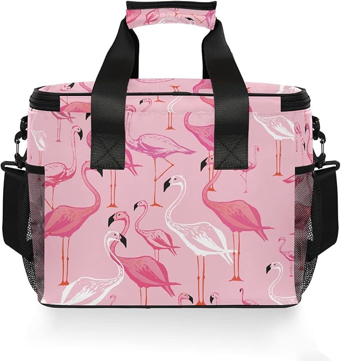 Cooler Bag Insulated Picnic Bag Large Lunch Box Reusable Tote Bag Soft Sided Portable Beach Cooler Grocery Camping