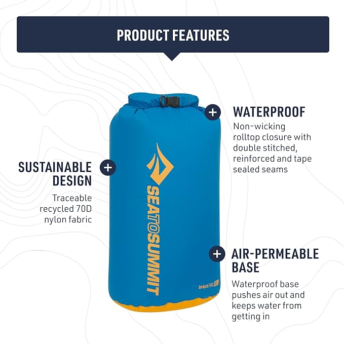 Sea to Summit eVac Dry Bag, Roll-Top Compression Sack