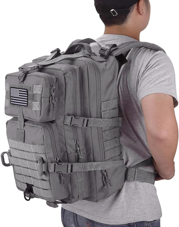 MOLLE Assault Pack, Tactical Backpack Military Army Camping Rucksack, 3-Day Pack