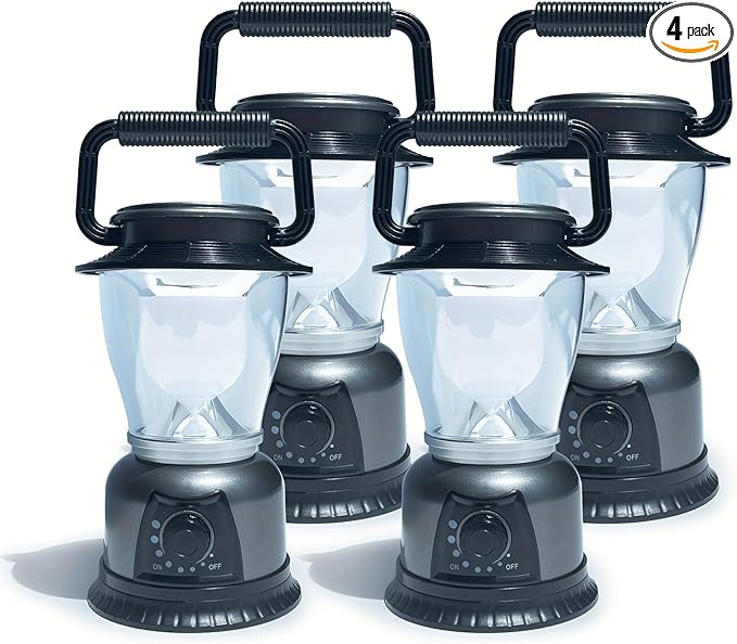 Battery Powered LED Lanterns for Emergencies | Retro LED Lantern Battery Powered Camping Light, COB High Brightness Dimmable Camping Lamp for Hiking, Fishing, Repairing and Emergency Lighting
