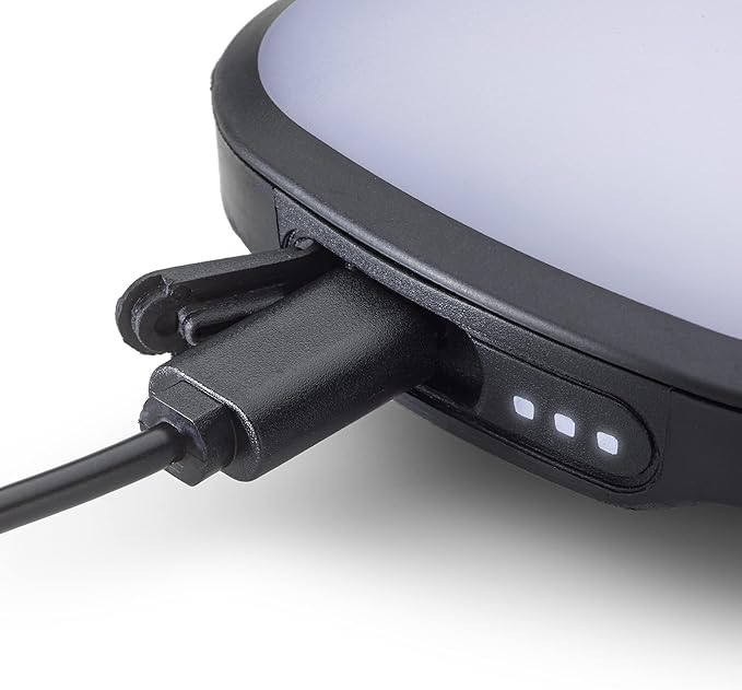 AMPEX Camping Light Rechargeable 300 Lumen White Light with Red Mode - Lock Out Switch - 200 Hour Runtime with USB-C Charging Camping Must Haves