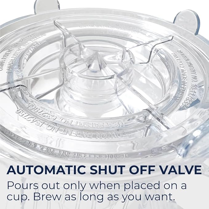 Clever Coffee Dripper and Filters, Large 18 oz, Original Classic Design, Safe BPA Free Plastic, Drip Coffee Maker, Pour Over, 100 Filters, Coaster and Lid