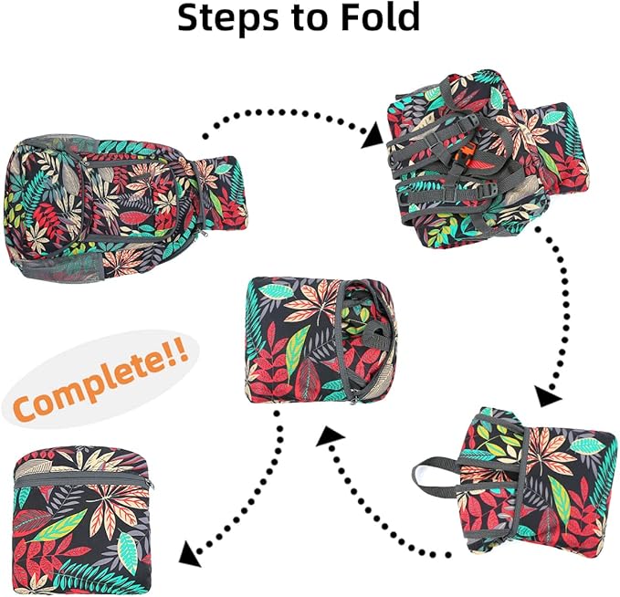 35L Lightweight Foldable Waterproof Packable Travel Small Hiking Backpack Daypack for men women