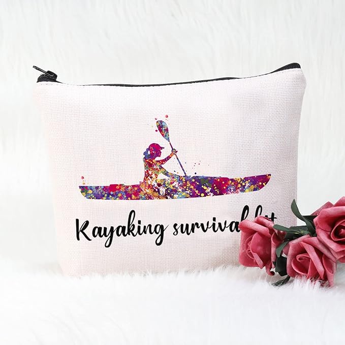 POFULL River and Lake Kayak Lover Gift Kayaking Survival Kit Gift For Kayaker (Kayaking survival kit bag)