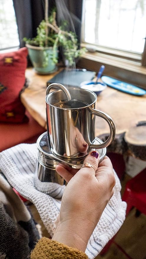 GSI Outdoors, MiniEspresso Set, Superior Backcountry Cookware Since 1985, 1 Cup