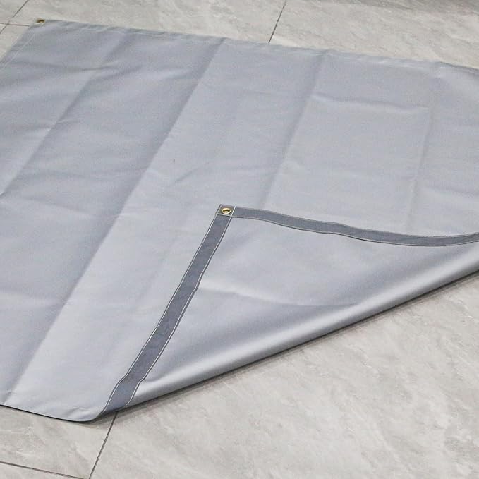 Under Grill Mat, 60 X 60 Inch BBQ Floor Mats, Deck Patio Protector Mat, Indoor Fireplace Mats Fire Pit Mats, Fire Resistant, Water Resistant, Oil Proof, Easy to Clean Reusable Outdoor Grill Mat