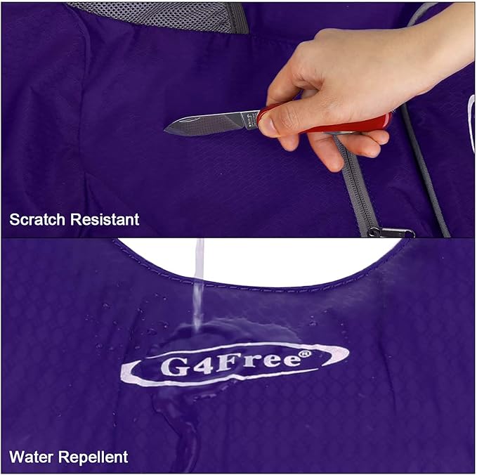 G4Free Lightweight Packable Hiking Backpack for Men Women Small Hiking Daypacks Foldable Shoulder Pack Casual Outdoor Bag 11L