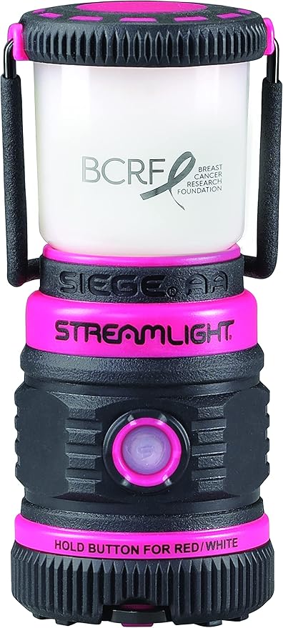 Streamlight 44944 Siege 200-Lumen Ultra-Compact Alkaline Handheld Lantern, Pink