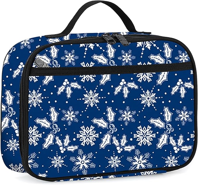 rickyh style Lunch Box with Padded Liner, Spacious Insulated Lunch Bag Durable Thermal Lunch Cooler Pack with Strap for Men Women Boys Girls Adults School Sports Beach Picnic Work Camp,2 Pocket