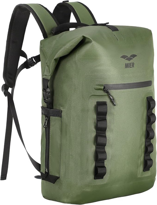 MIER Dry Bag Waterproof Backpack 30L Dry Sack Heavy Duty Roll-Top Closure for Kayaking, Beach, Boating, Swimming, Surfing