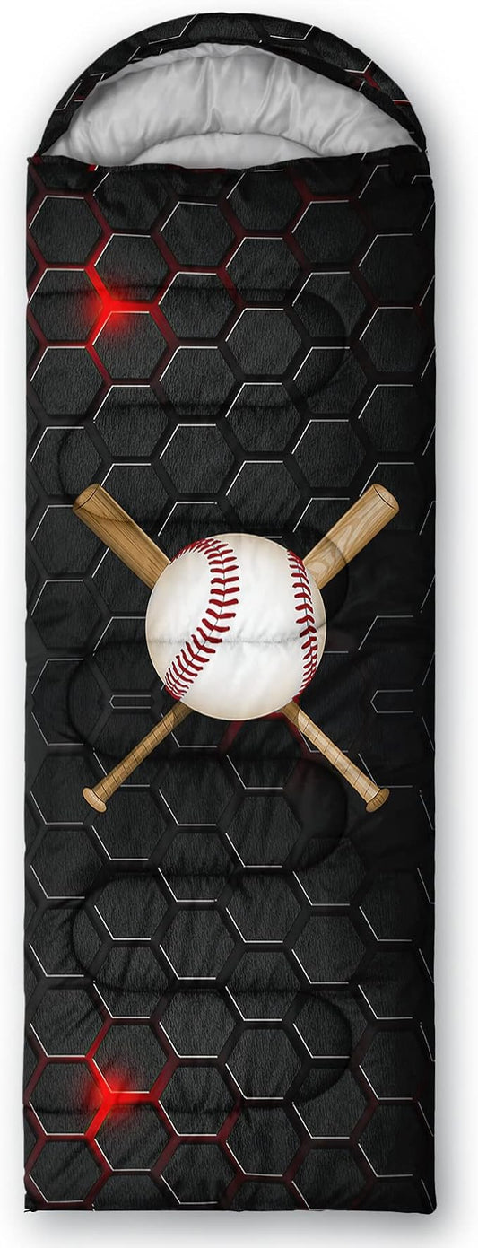 QOOMO Camping Sleeping Bags,3 Season Warm & Cool Weather,Lightweight,Waterproof Sleeping Bags for Adults & Kids,Traveling,and Outdoors,Camping Gear Equipment