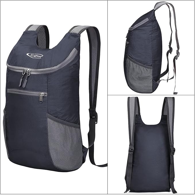 G4Free Lightweight Packable Hiking Backpack for Men Women Small Hiking Daypacks Foldable Shoulder Pack Casual Outdoor Bag 11L
