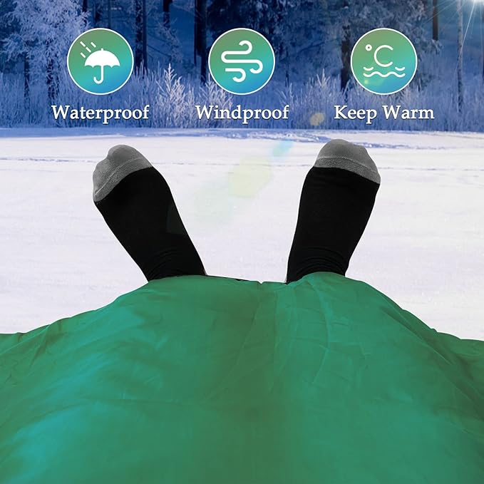 Camping Sleeping Bags for Adults Kids Portable Waterproof Lightweight Sleeping Bag 4 Seasons Winter, Fall, Spring, Summer Backpacking Hiking Mountaineering Indoor Outdoor Use