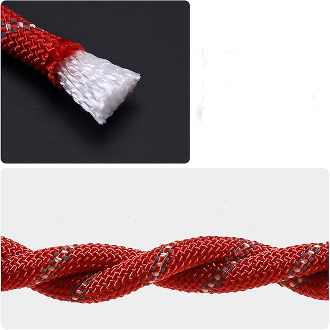 Multi-Purpose Climbing Rope - 8/10/12mm x 5/10/20/30m, Ideal for Rappelling, Boating, Tree Swing, and Sailing