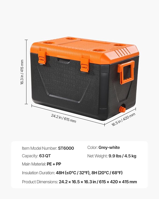 VEVOR Ultra-Light Hard Cooler