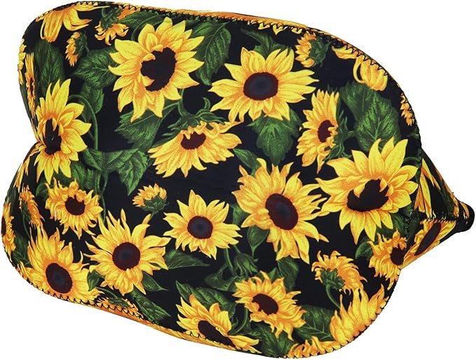 Violet Mist Neoprene Lunch Bag Insulated Reusable Sunflower Lunch Box Floral Lunch Bag Lunch Bags Tote Thermal Lunchbags Lightweight Food Handbags Container Travel Picnic Thanksgiving Christmas Gifts
