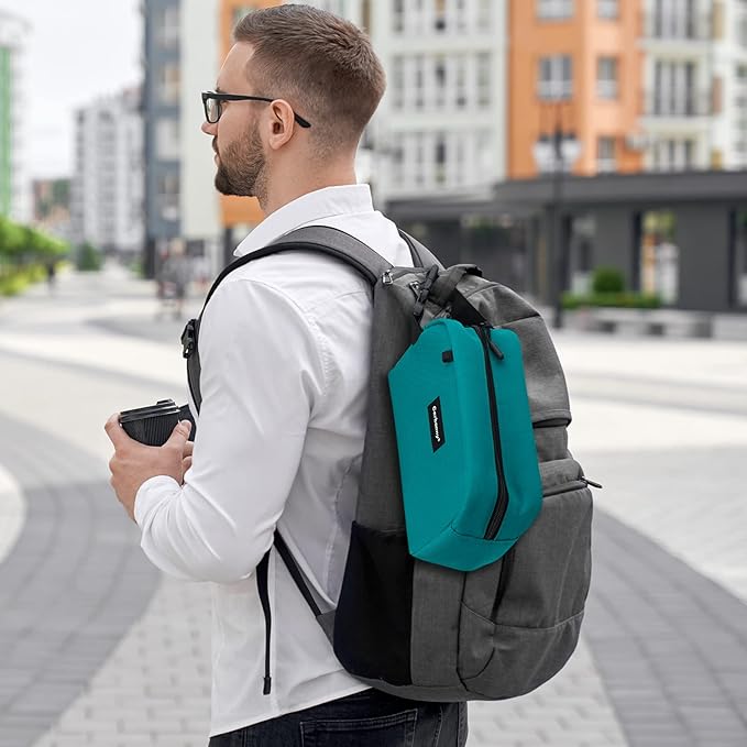 Cerbonny Small Cooler Bag Freezable Lunch Bag for Work School Travel,Leak-proof Small Lunch Bag,Small Insulated Bag For Kids/Adults,Freezable Snack Bag Fit For Yogurt (Blue)