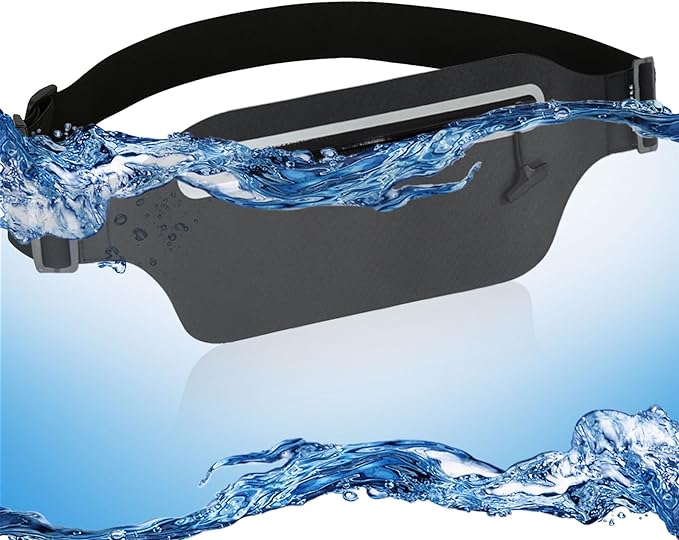 Dry Bags Waterproof Fanny Pack Women for Swimming Kayaking Men Kids Snorkeling Boating Beach Pool Water Sports Travel Cell Phone, Slim Running Belt Bag,Small Waist Bag Pouch Hiking Waist Pack