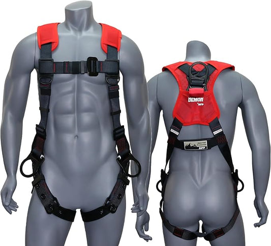 AFP Demon Fall Protection Comfortable Safety Harness (OSHA/ANSI PPE)
