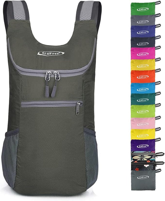 G4Free Lightweight Packable Hiking Backpack for Men Women Small Hiking Daypacks Foldable Shoulder Pack Casual Outdoor Bag 11L