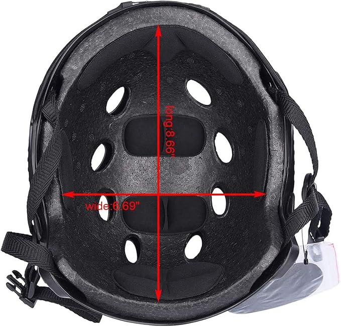 Bump Army Tactical Helmet - Kids, Men & Women - Swat, Sniper, Combat, Pilot, Climbing, Forestry, Caving, Paintball