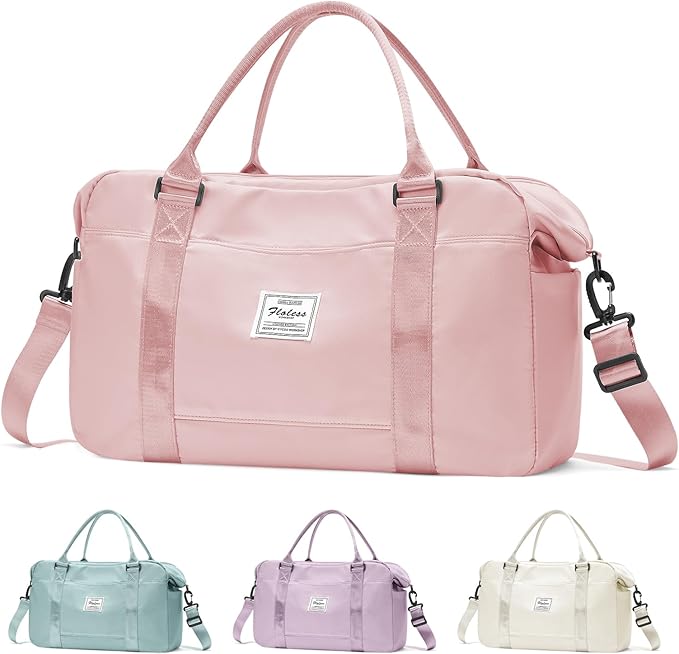 Gym Bag Womens,Travel Duffel Carry on Bag Sport Tote Bag Weekend Overnight Bag