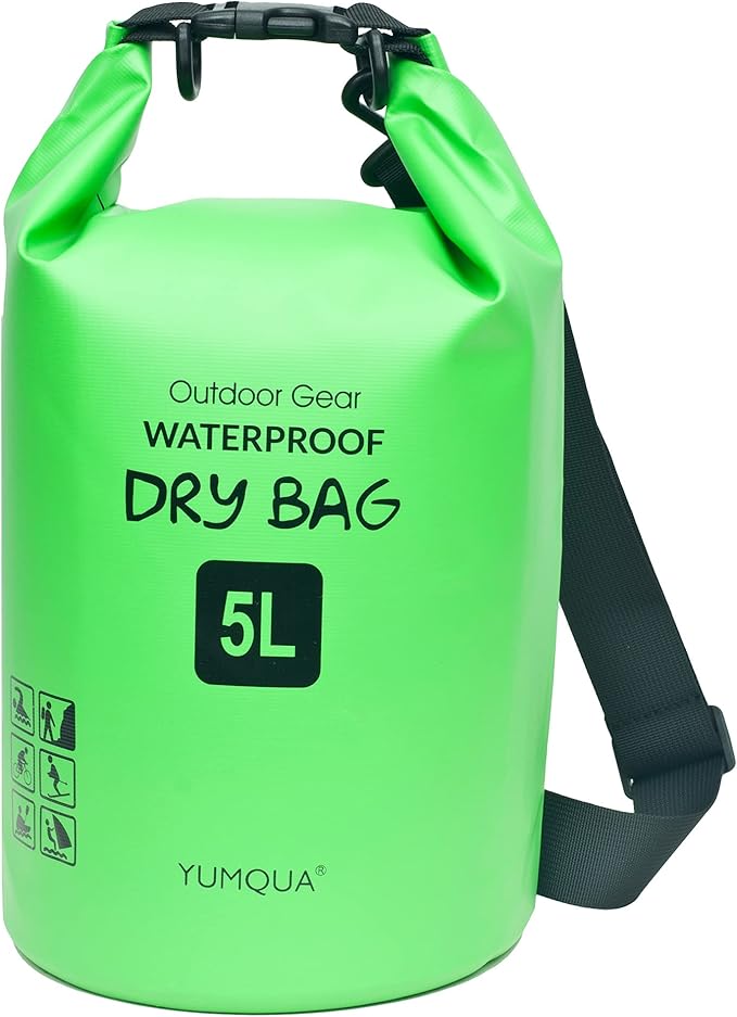Waterproof Dry Bag Backpack 5L/10L/20L/30L/40L, Roll Top Floating Waterproof Storage Bags for Kayaking, Boating, Swimming, Hiking, Camping and Fishing