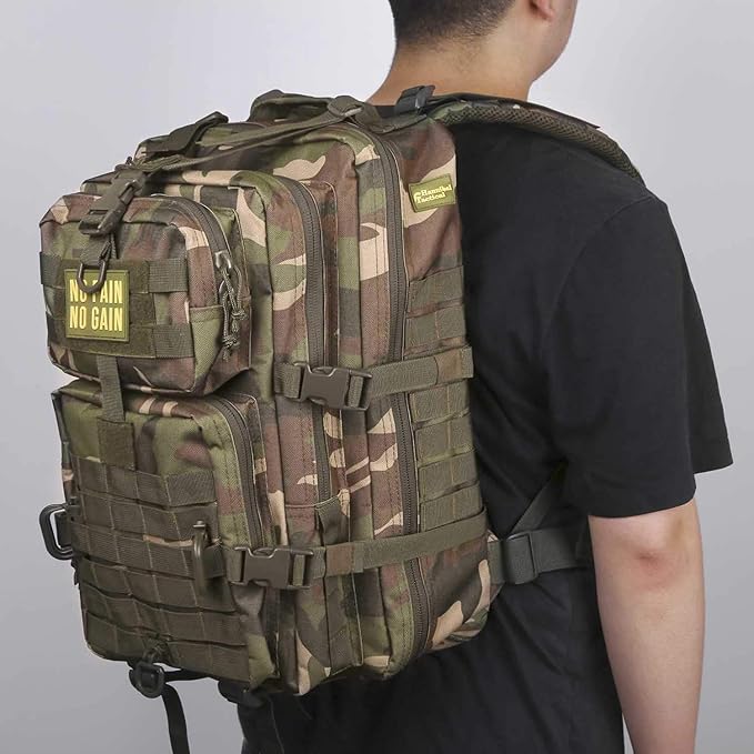 MOLLE Assault Pack, Tactical Backpack Military Army Camping Rucksack, 3-Day Pack