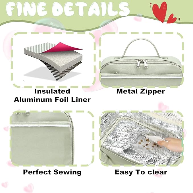 CAMTOP Lunch Box Kids Insulated Lunch Bag Small Cooler Thermal Meal Thermal lunchbox for Girls Boys School Picnics