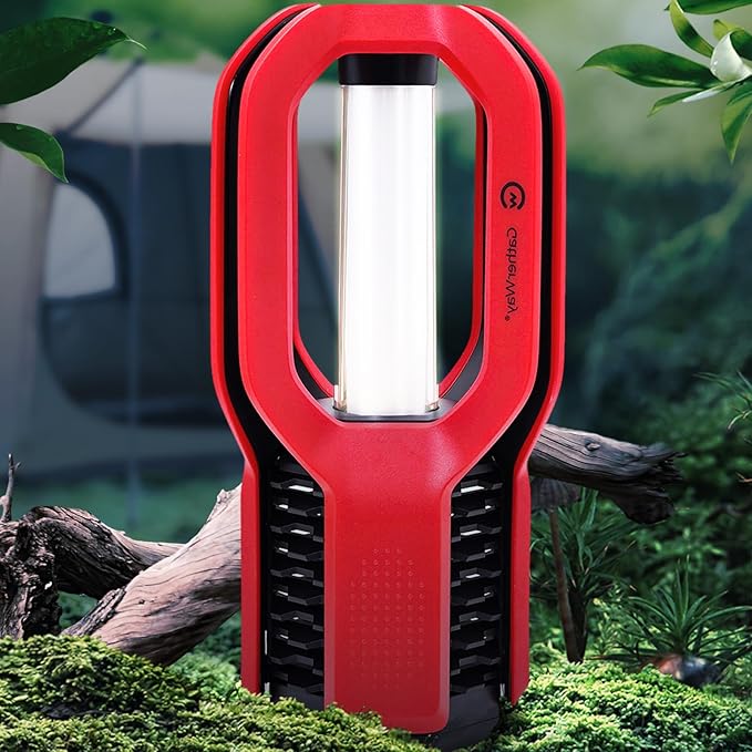 Rechargeable LED Camping Lantern - Free-Grip Design,4 Modes,IP65 Waterproof,3000K Warm Glow, Lightweight Portable Outdoor Light,Emergency Tent Light for Hiking,Backpacking & Home Use