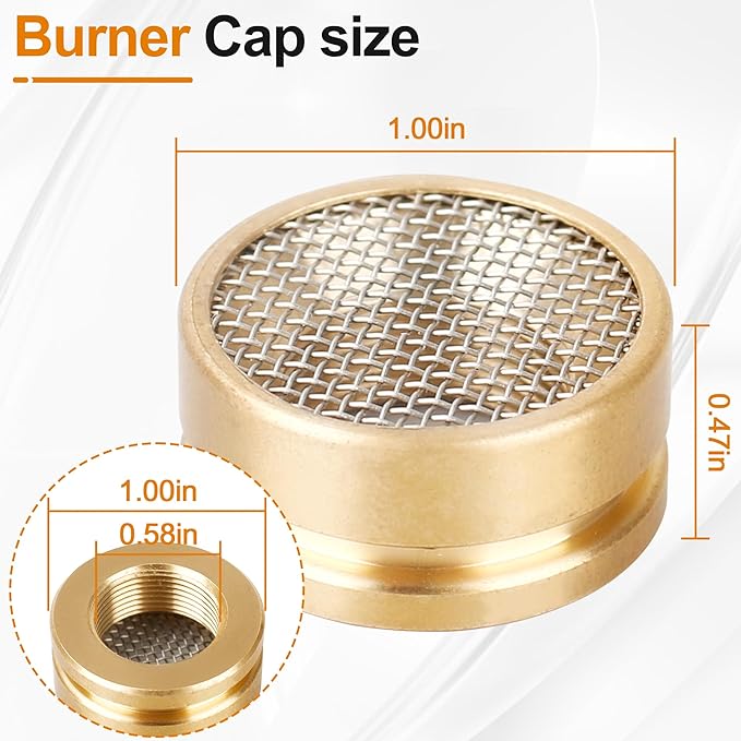 Burner Cap and Screen for Coleman Lanterns Replacement Parts,2423231 Camping Lantern Accessories Compatible with Coleman Lantern 639.236.237.249