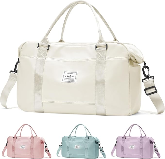 Gym Bag Womens,Travel Duffel Carry on Bag Sport Tote Bag Weekend Overnight Bag