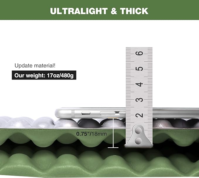 REDCAMP Foldable Foam Camping Pads for Sleeping, Waterproof Closed Cell Foam Camping Sleeping Pad - Ultra-Lightweight for Hiking & Backpacking, R-2.1 Insulated, Royal Blue/Grey/Green/Brown/Khaki