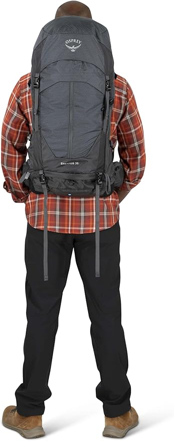Osprey Stratos 36L Men's Hiking Backpack, Tunnel Vision Grey