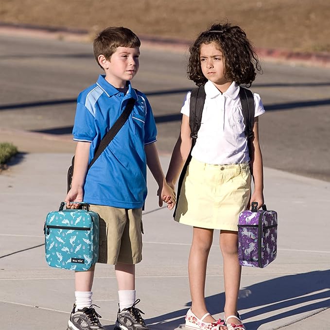 Hap Tim Lunch Box, Insulated Lunch Bag, Reusable Lunchbox Cooler Bag Shark (18654-SK)