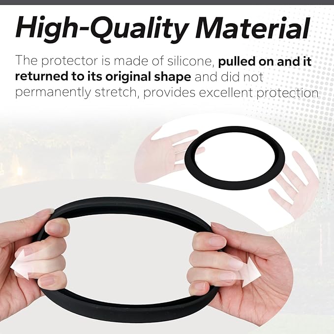 Camping Kerosene Lamp Silicone Base Suitable for Coleman Lanterns Models 200, 242, 335, 321, 502, 533, Protects Against Scratches and Enhances Stability（Black）