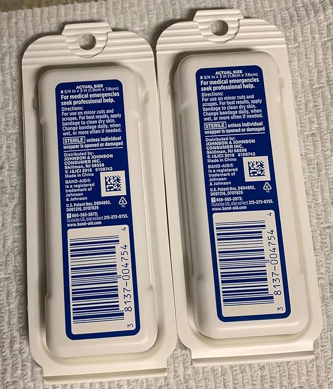 BAND-AID Bandages Travel Kit 8 Each (Pack of 2)