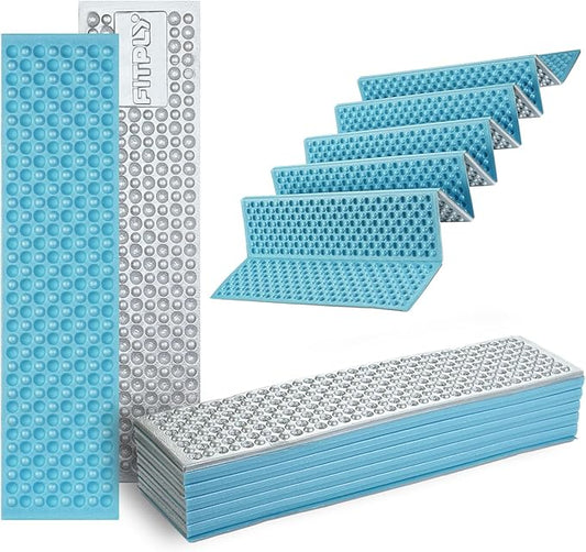 Ultralight Foam Sleeping Pad, Waterproof Closed Cell Foam Pad for Superior Insulation, Folding Sleeping Mat for Compact Storage, Foldable and Portable for Hiking and Camping