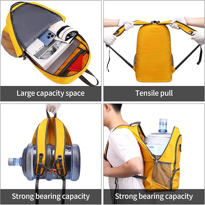 35L Lightweight Foldable Waterproof Packable Travel Small Hiking Backpack Daypack for men women