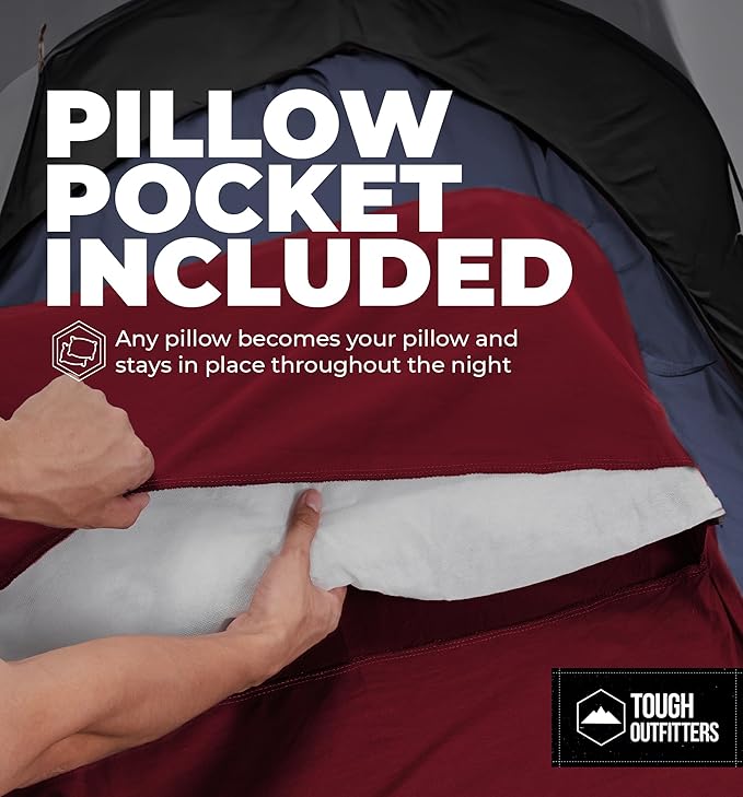 Sleeping Bag Liner - Adult Sleep Sack & Travel Sheets for Hotel - Travel Sleep Sack, Camping Sleeping Bag Liners for Cold Weather