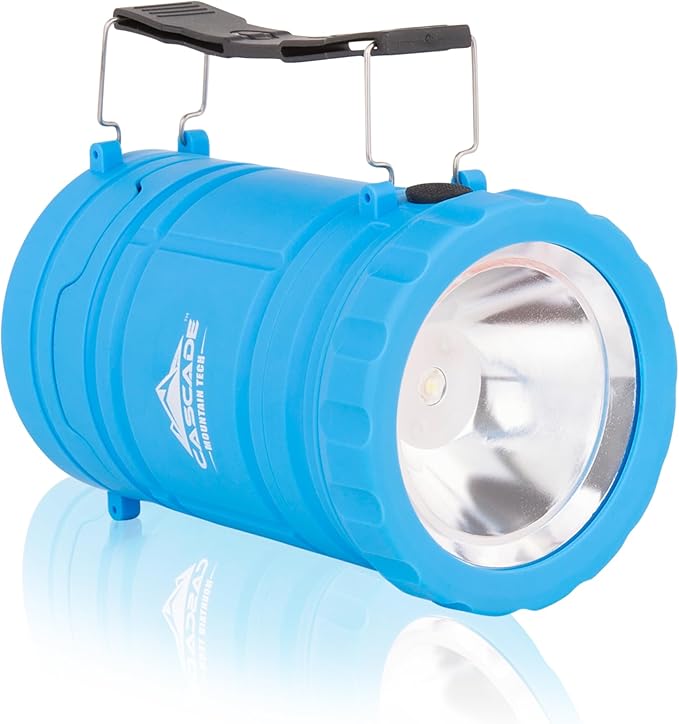 Cascade Mountain Tech Collapsible Flash Pop 2-in-1 Lantern/Flashlight