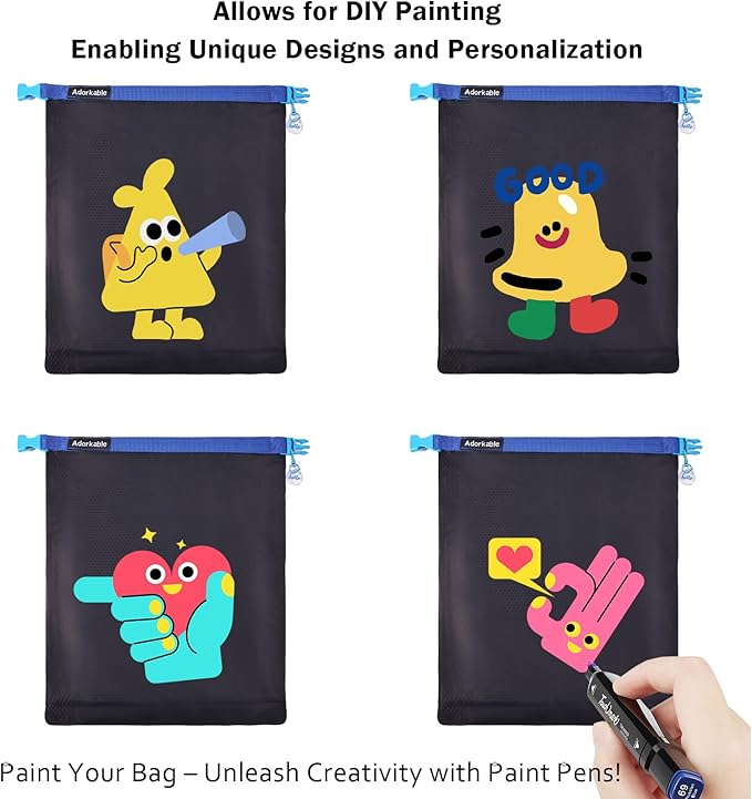 Waterproof Wet Bag for Swimsuit, Black Swim Bag for Beach Vacation Wet Clothes, Dry Bag for Camping Kayaking Boat Travel, Soap Travel Case, Blue Band