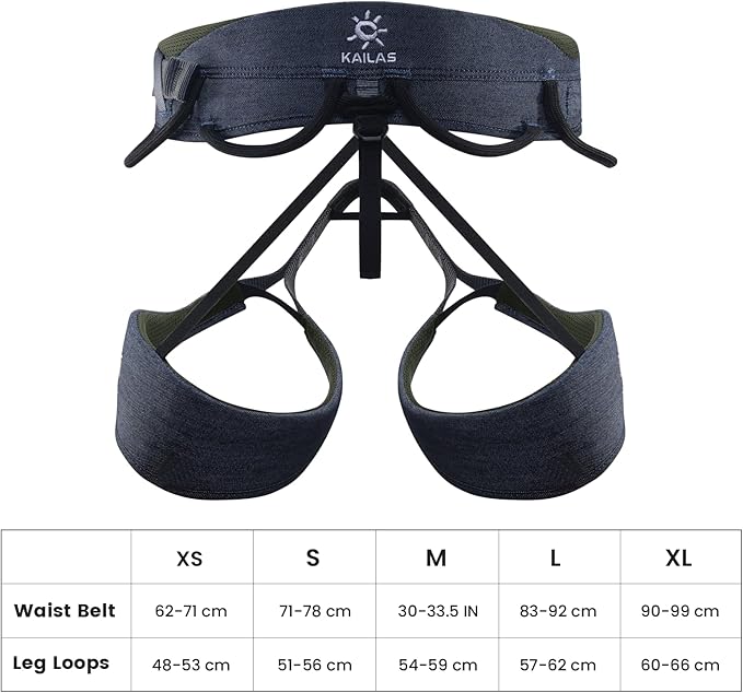 KAILAS Airo Rock Climbing Harness Men Roofing Harness Safety Belt Mountaineering Rappelling Harness Women Adjustable