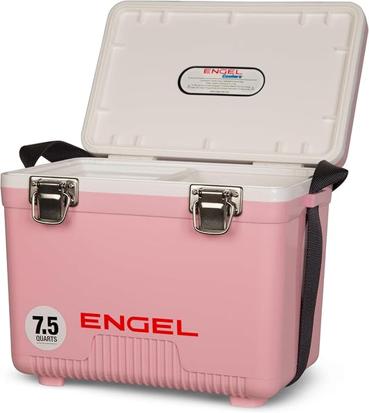 Engel UC7 7.5qt Leak-Proof, Air Tight, Drybox Cooler and Small Hard Shell Lunchbox for Men and Women