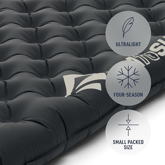 Sea to Summit Ether Light XR Pro Insulated Sleeping Pad, Rectangular - Large (78 x 25 x 4 inches)